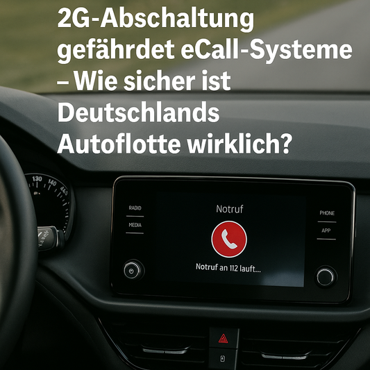 🇩🇪 2G-Abschaltung gefährdet eCall-Systeme – Wie sicher ist Deutschlands Autoflotte wirklich?