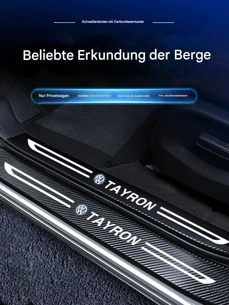 Einstiegsleisten & Türschweller-Schutz für VW Tayron 2024 – Edelstahl Einstiegsleisten mit Begrüßungsfunktion, Innenraum-Zubehör & Dekorleisten