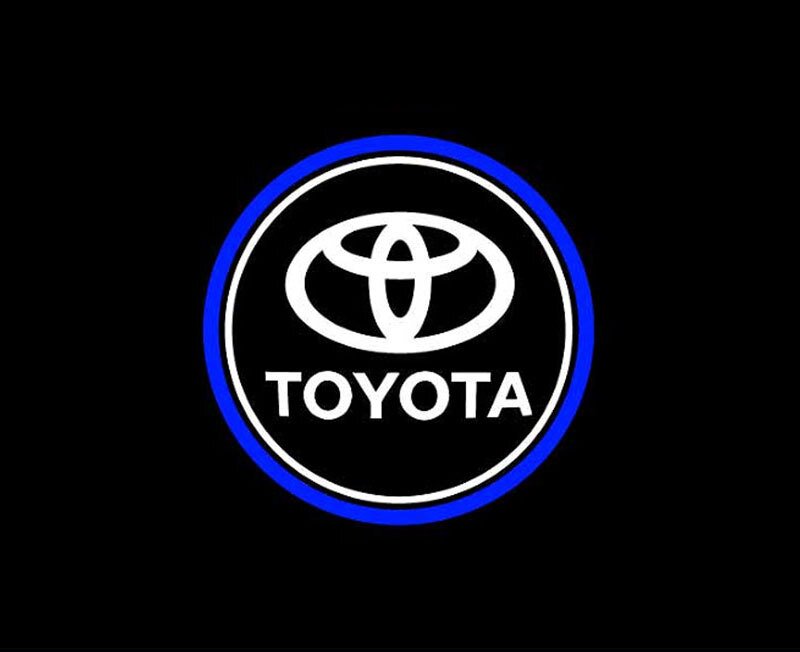 LED Türprojektor – Kompatibel mit Toyota-Fahrzeugen wie Camry, Highlander, Previa Willkommenslicht Kompatibel mit Toyota-Modellen – LED Logo Projektor Universal