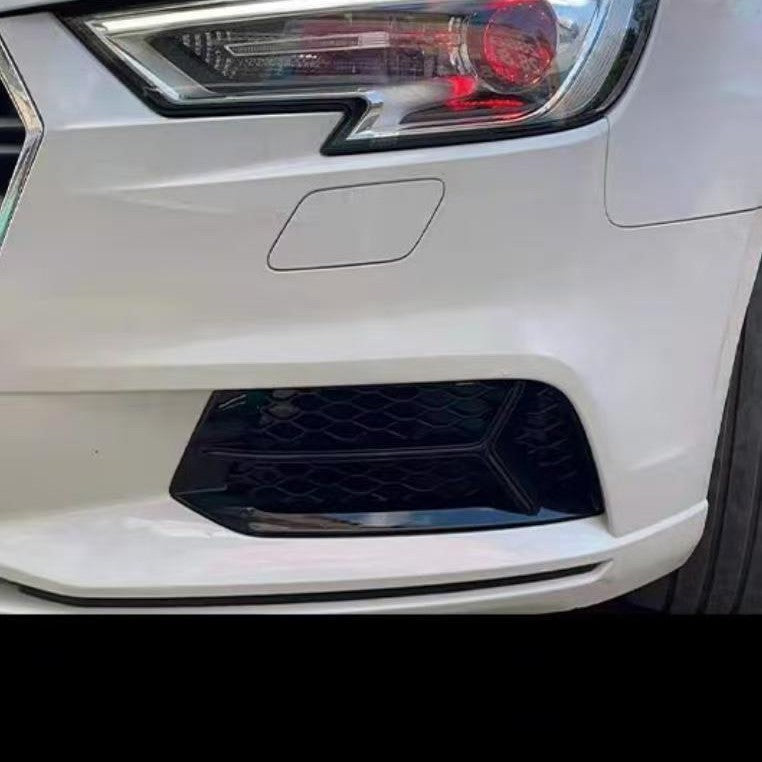 Waben-Nebelscheinwerfer-Abdeckungen – passend für Audi A3 8V/S3 (2017–2020), 1 Paar, sportliches Tuning-Zubehör