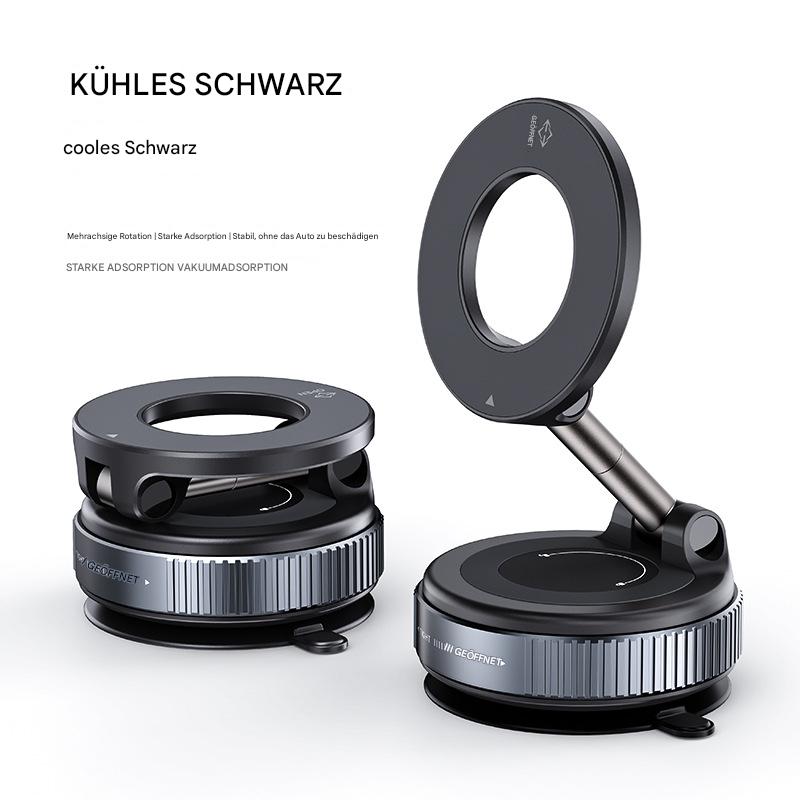 Magnetische Handyhalterung fürs Auto – Magsafe-kompatibel, drehbar & faltbar, starker Vakuumsauger, rückstandsfrei, Epoxidharz-Design
