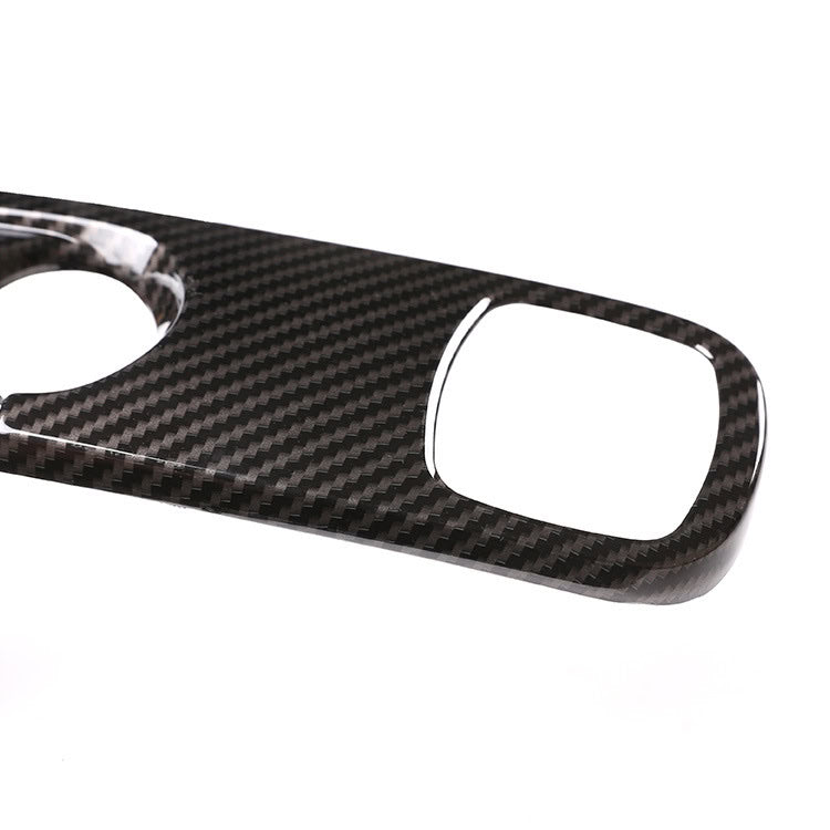 Geeignet für Mercedes-Benz Smart-Modelle (2009-2015): Schalthebel-Zierrahmen aus ABS mit Karbonfaser-Optik.