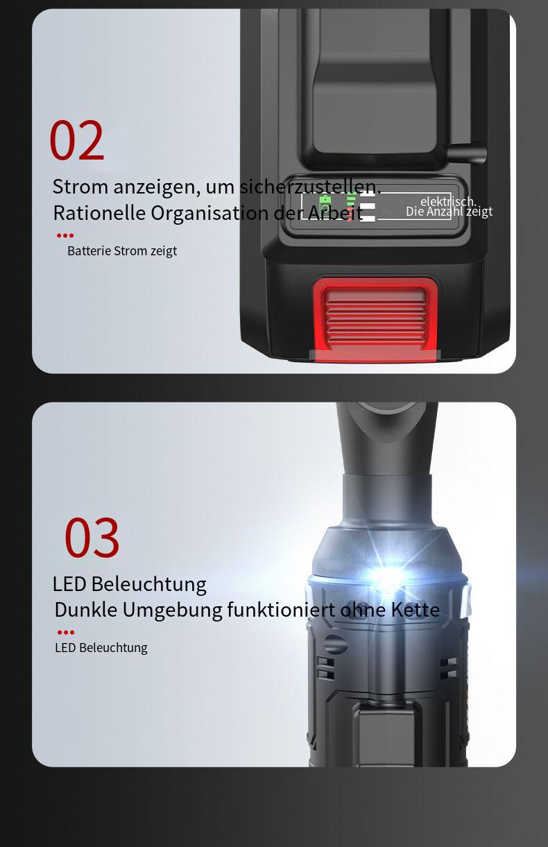 Nanwei 90° Elektrische Ratsche – Effizientes Werkzeug für KFZ- und Motorreparaturen