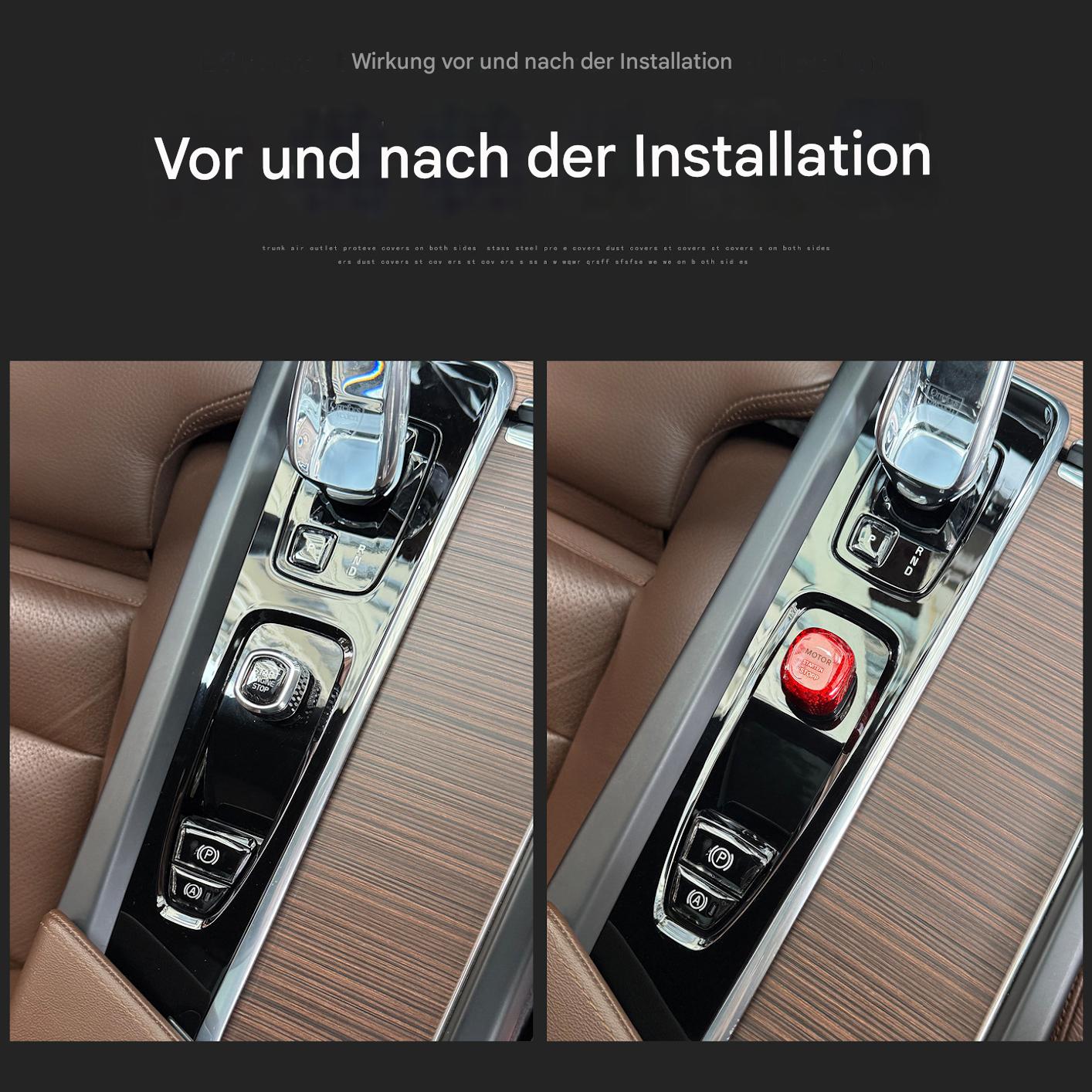 Volvo XC60/S90/XC90/S60/V60/V90 Startknopf Carbon Abdeckung – Schutz & Dekor