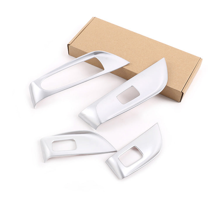 Chrom Fensterheberschalter Blenden für Mercedes-Benz E-Klasse W213 Langversion (2016–2021) – 4-teiliges Set, Fensterheber Rahmen Abdeckung