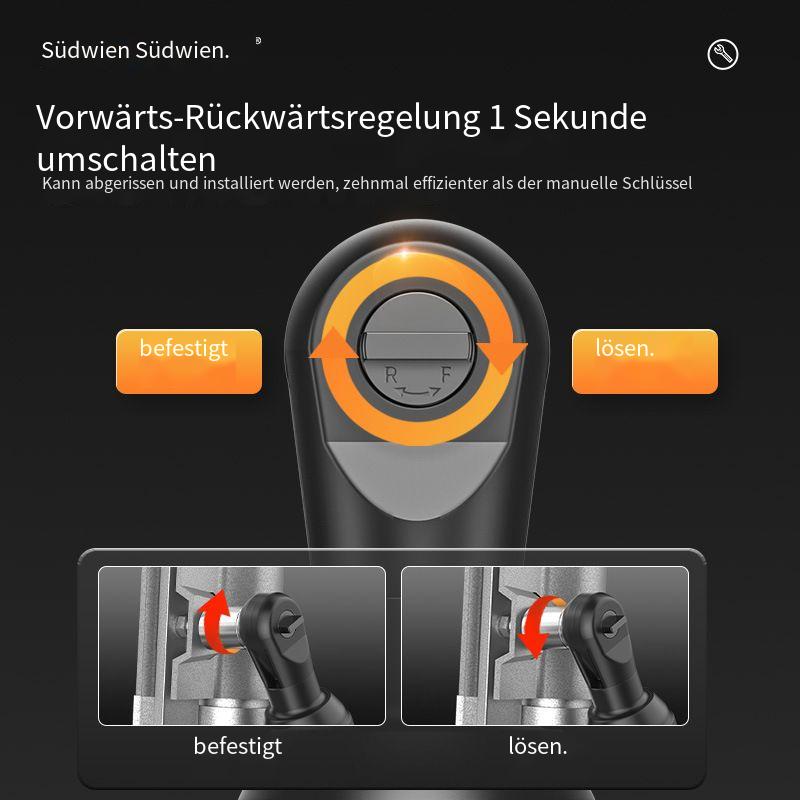 Nanwei 90° Elektrische Ratsche – Effizientes Werkzeug für KFZ- und Motorreparaturen