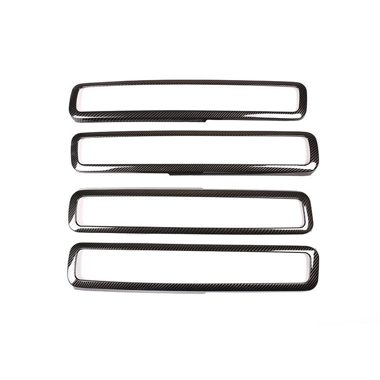 Türgriffrahmen Abdeckung für Mercedes-Benz G-Klasse W463A (2019–2022) – 4-teiliges Set, Innen Türgriff Blenden in Carbon Look, ABS Kunststoff
