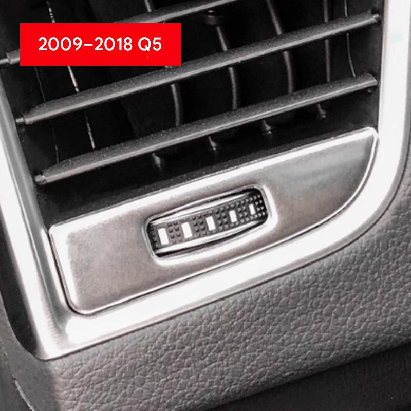 Audi Q5 2009–2018 Luftauslass Rahmen Edelstahl – Innenraum Dekor