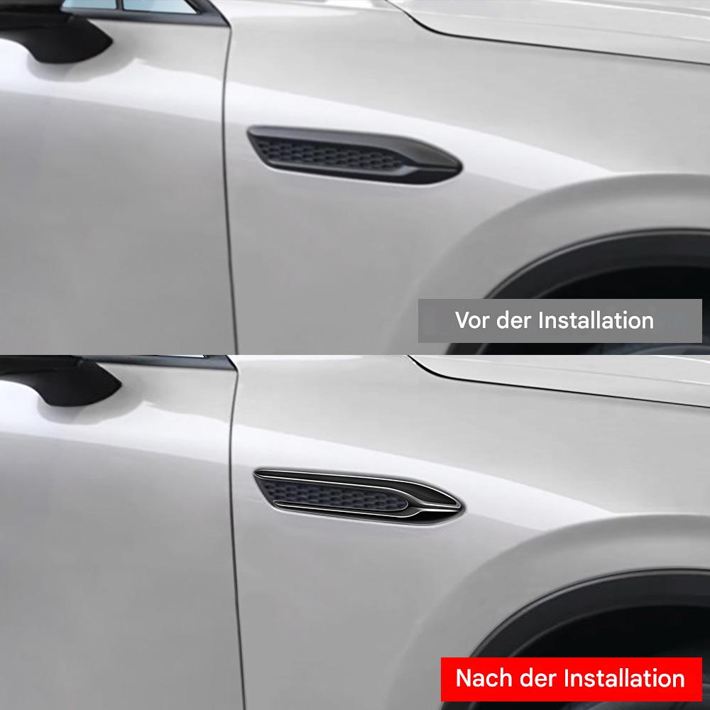 Mazda CX-60 Kotflügel Zierleisten 2022 – Seitliche Luftauslass Dekorleisten Chrom, Exterieur Zubehör