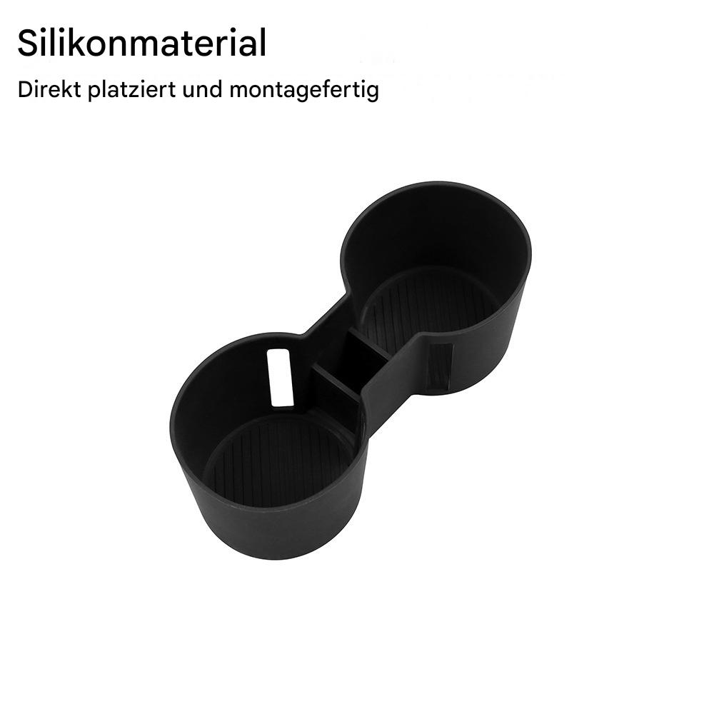 MAZDA CX-60 Silikon Getränkehalter Einsatz 2022 – Anti-Rutsch & Geräuschdämpfend, Mittelkonsole Cup Holder Schutz