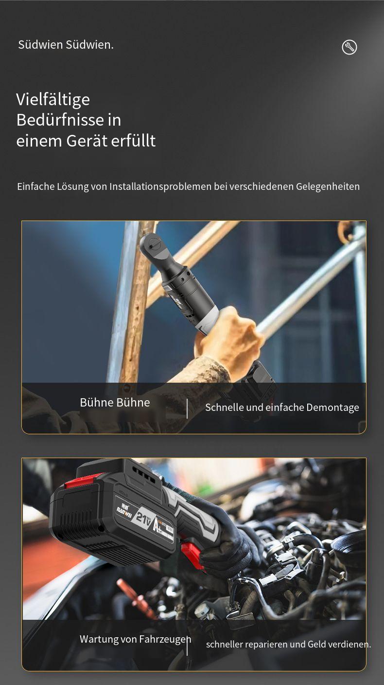 Nanwei 90° Elektrische Ratsche – Effizientes Werkzeug für KFZ- und Motorreparaturen