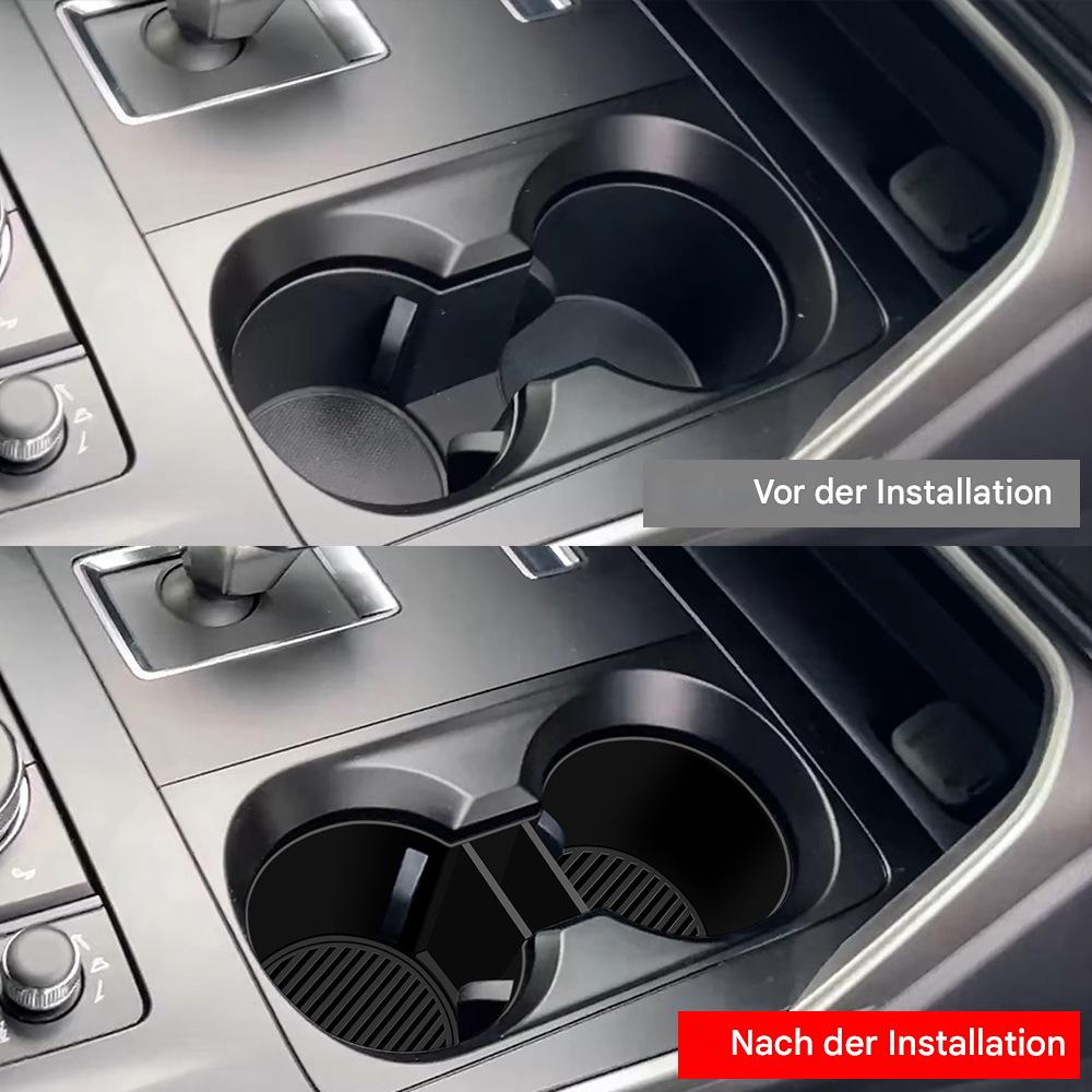 MAZDA CX-60 Silikon Getränkehalter Einsatz 2022 – Anti-Rutsch & Geräuschdämpfend, Mittelkonsole Cup Holder Schutz