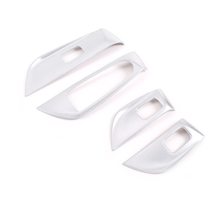 Chrom Fensterheberschalter Blenden für Mercedes-Benz E-Klasse W213 Langversion (2016–2021) – 4-teiliges Set, Fensterheber Rahmen Abdeckung