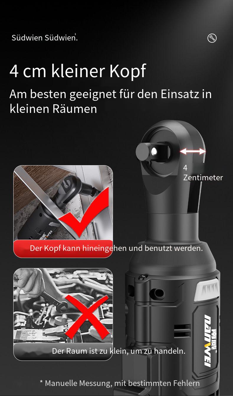 Nanwei 90° Elektrische Ratsche – Effizientes Werkzeug für KFZ- und Motorreparaturen