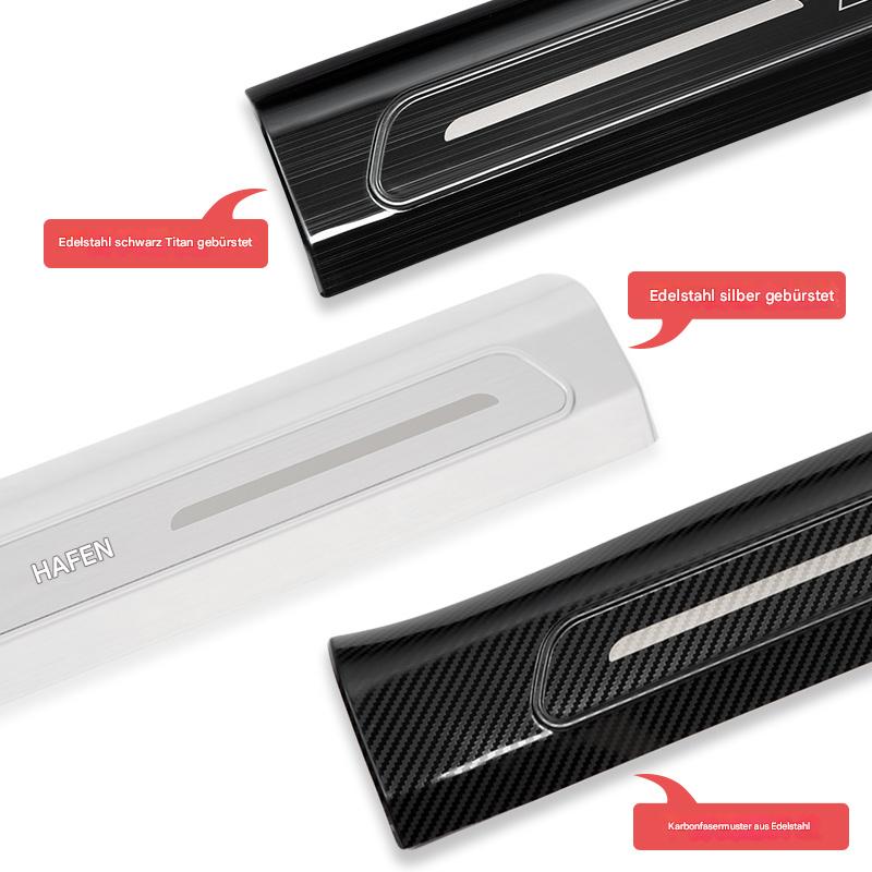 Einstiegsleisten Türschweller Schutz passend für Audi A3 – Edelstahl Türschwellerleisten Innenraum Dekor & Tuning Zubehör