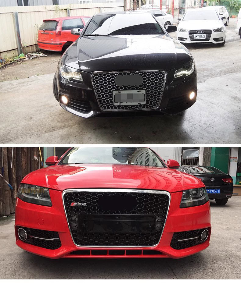 Audi A4 B8 RS4 Kühlergrill Tuning | Frontstoßstange Lüftungsgitter 2008–2012