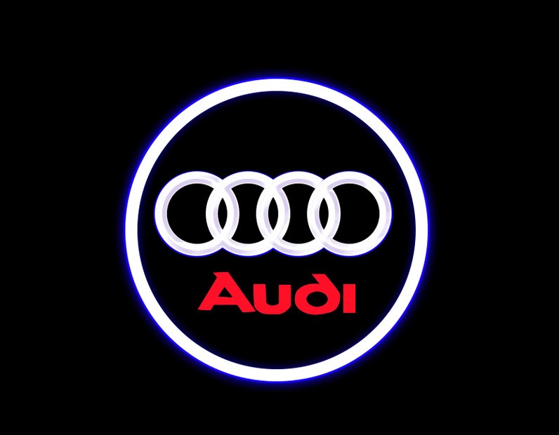 Geeignet für Audi Bodenlicht-Ambiente, Türprojektor zur Nachrüstung und Dekoration.