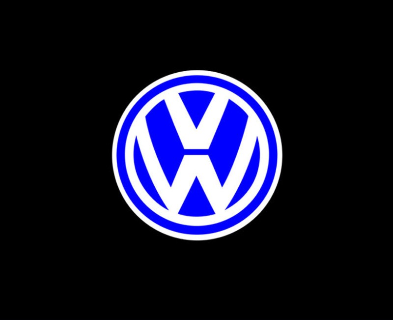 Passend für VW Passat (2012-2023) Einstiegsbeleuchtung mit Projektion.