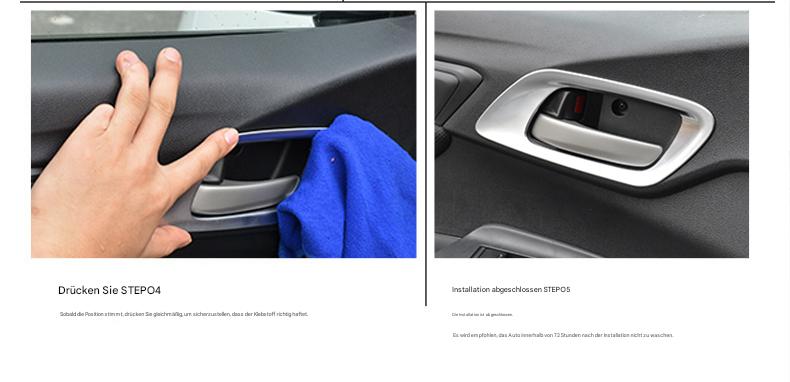 ABS Chrom Türgriffblenden für Honda Fit GK5 2014–2020 – Innenrahmenabdeckung für 3. Generation Jazz