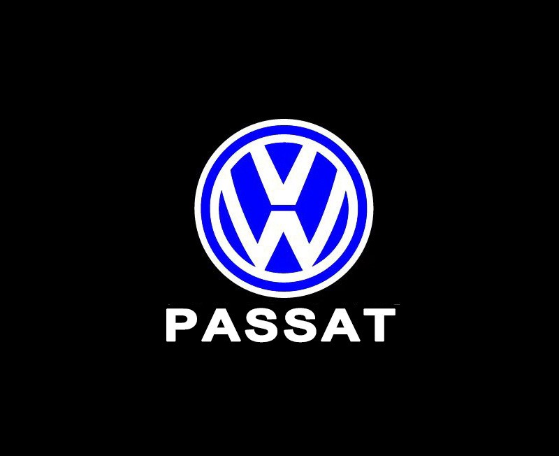Passend für VW Passat (2012-2023) Einstiegsbeleuchtung mit Projektion.