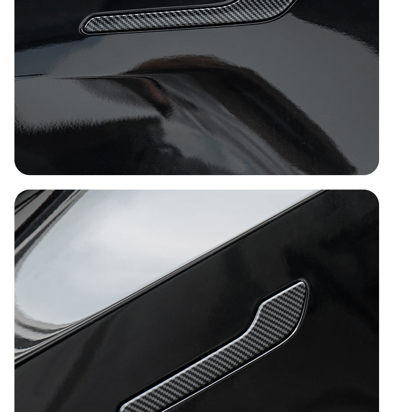 Tesla Model 3 / Y Türgriff Blenden – Echt Carbon Optik, Dekorleisten & Schutz Cover für neue Generation