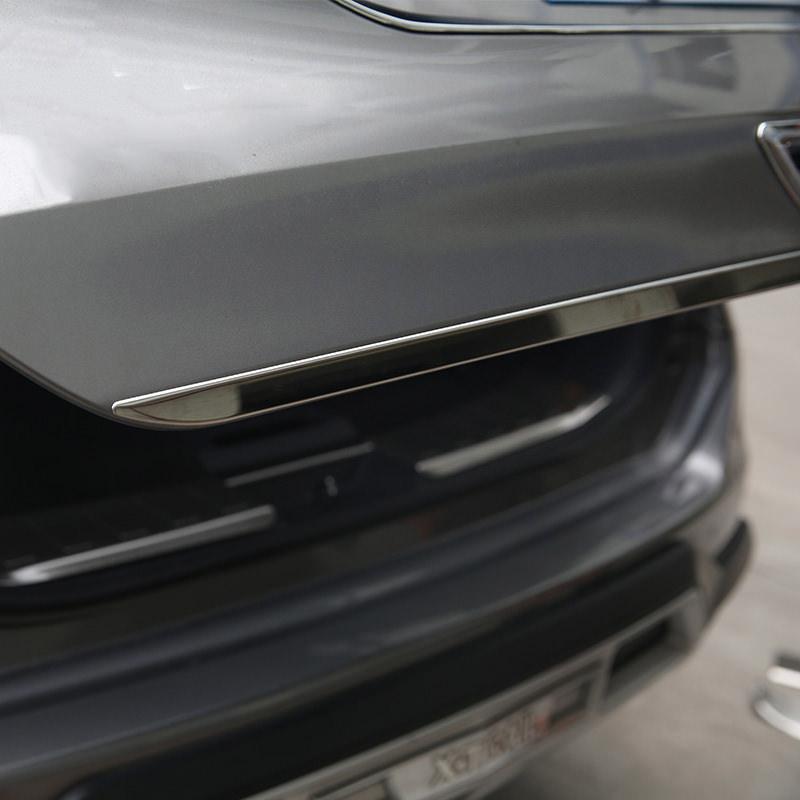 Nissan X-Trail T32 Chrom Kofferraum Gepäckraum Abdeckung Hinten Leiste