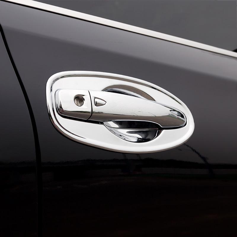 Nissan X-Trail T32 Chrom Türgriff Schalen Mulden Tür Kappen Abdeckung
