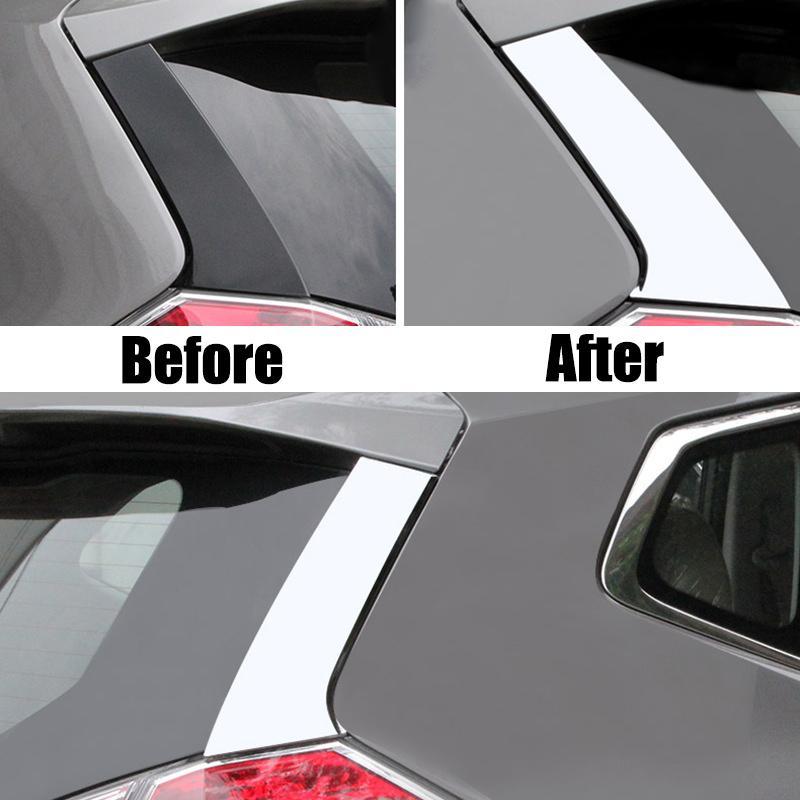 Nissan X-Trail T32 Chrom Fenster Hinten Zierleiste Zierstab Abdeckung