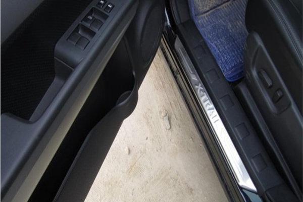 Nissan X-Trail T31 Chrom Einstiegs Leisten Tür Schweller Auflage Abdeckung