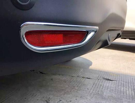 Nissan Qashqai J11 Chrom Nebelscheinwerfer Abdeckung Rahmen Licht Hinten