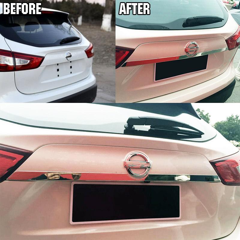 Nissan Qashqai J11 Chrom Kofferraum Gepäckraum Abdeckung Hinten Leiste
