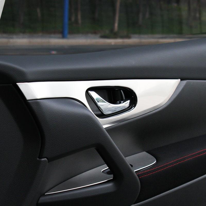 Nissan Qashqai J11 Chrom Türgriff Schalen Tür Abdeckung Blende Rahmen