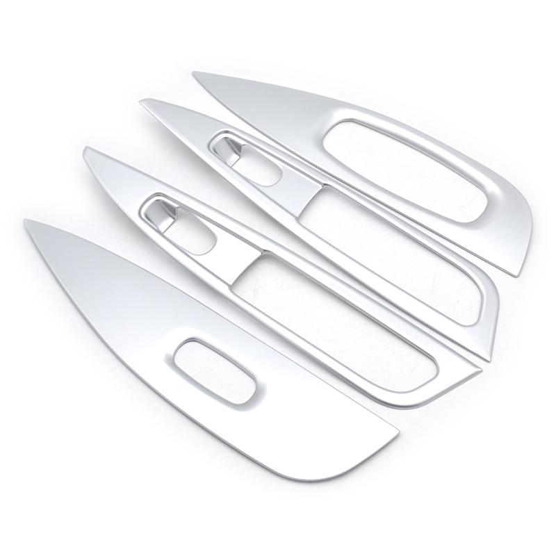 Nissan Qashqai J11 Chrom Abdeckung Fenster Heber Schalter Taster Rahmen