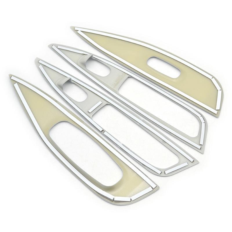 Nissan Qashqai J11 Chrom Abdeckung Fenster Heber Schalter Taster Rahmen