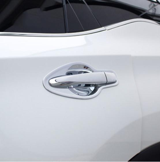 Nissan Qashqai J11 Chrom Türgriff Schalen Tür Abdeckung Blende Rahmen