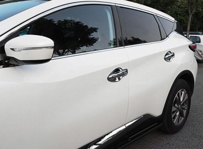 Nissan Qashqai J11 Chrom Türgriff Schalen Tür Abdeckung Blende Rahmen