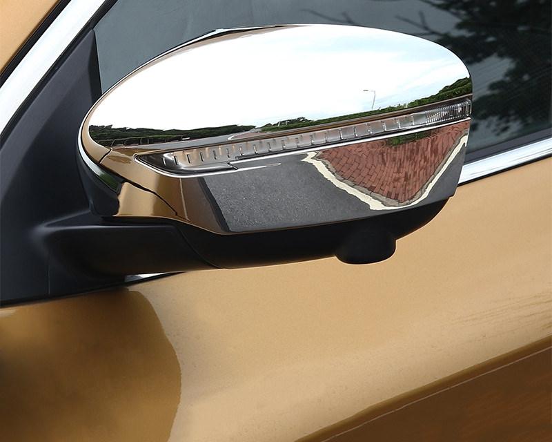 Nissan Qashqai J11 Chrom Rückspiegel Seitenspiegel Abdeckung Blende Rahmen