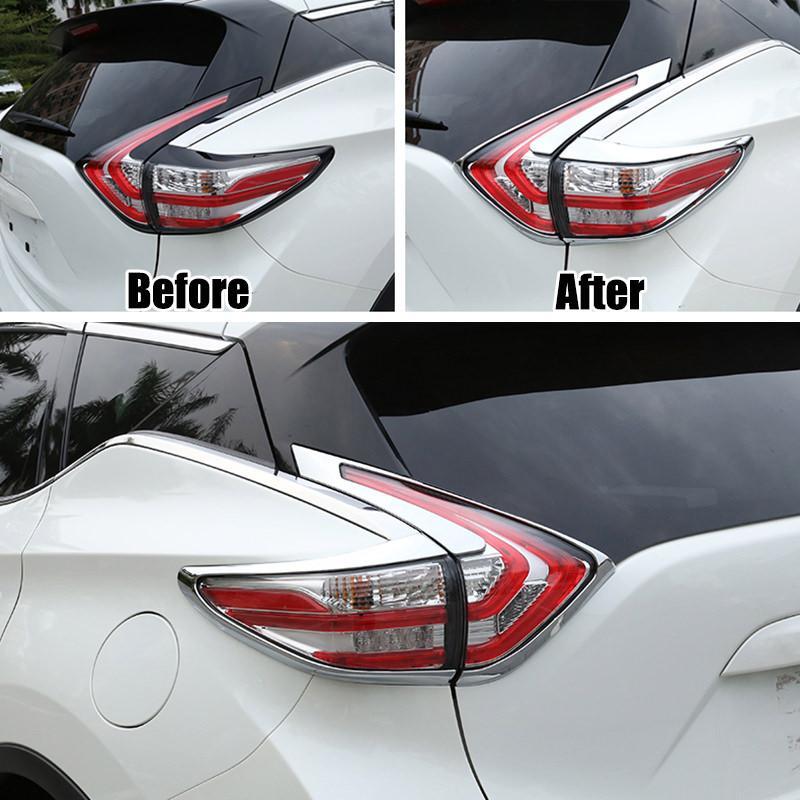 Nissan Murano Z52 Chrom Abdeckung Scheinwerfer Rückleuchte Hecklicht Rahmen