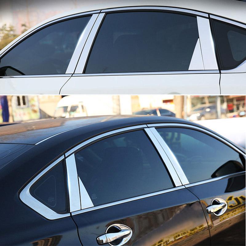 Nissan Altima L33 Chrom Türzierleisten Abdeckung B Säule Türsäule