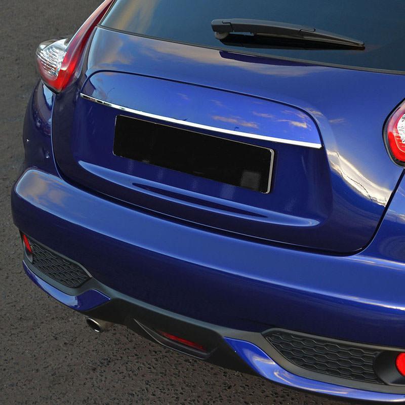 Nissan Juke F15 Chrom Kofferraum Gepäckraum Abdeckung Hinten Leiste