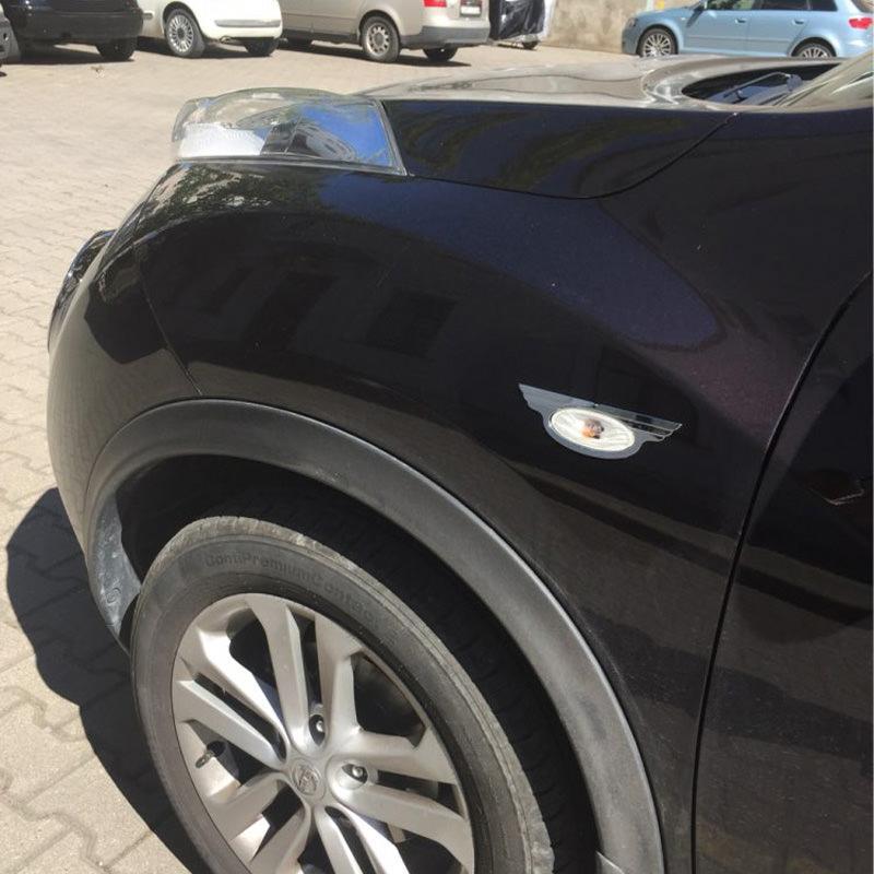 Nissan Juke F15 Chrom Seitenblinker Rahmen Abdeckung