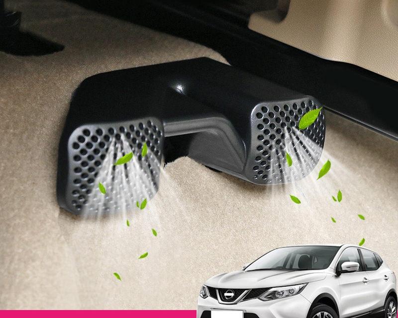 Nissan Qashqai J11 Chrom Luftdüsen Lüftung Rear Hinten Sitz
