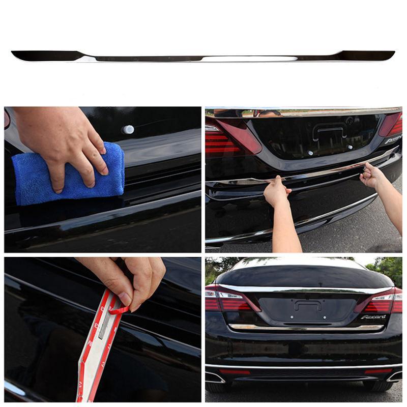 Honda Accord Chrom Kofferraum Gepäckraum Abdeckung Hinten Leiste