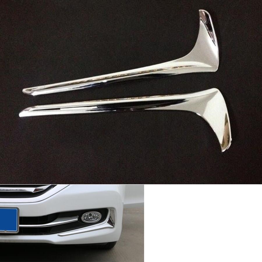 Honda Accord Chrom Nebelscheinwerfer Licht Leiste Abdeckung Vorne