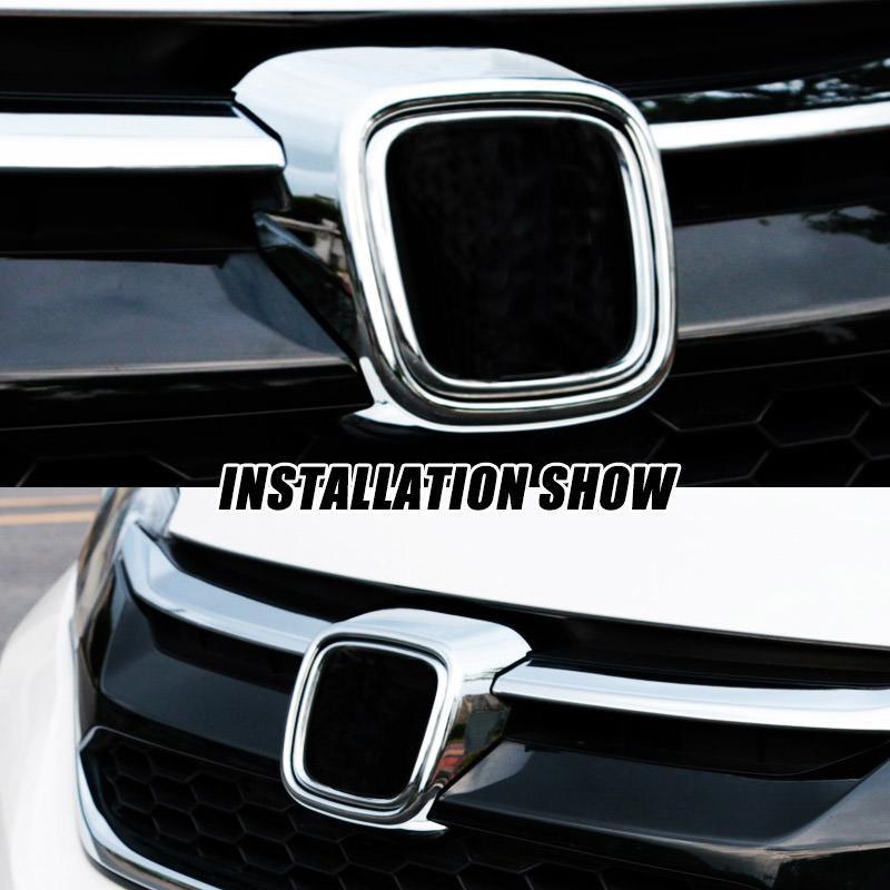 Honda CRV Chrom Logo Vorne Kühlergrill Abdeckung Rahmen