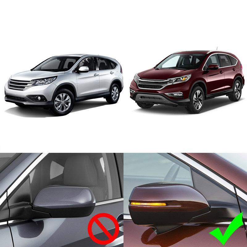 Honda CRV Chrom Rückspiegel Seitenspiegel Abdeckung Blende Rahmen