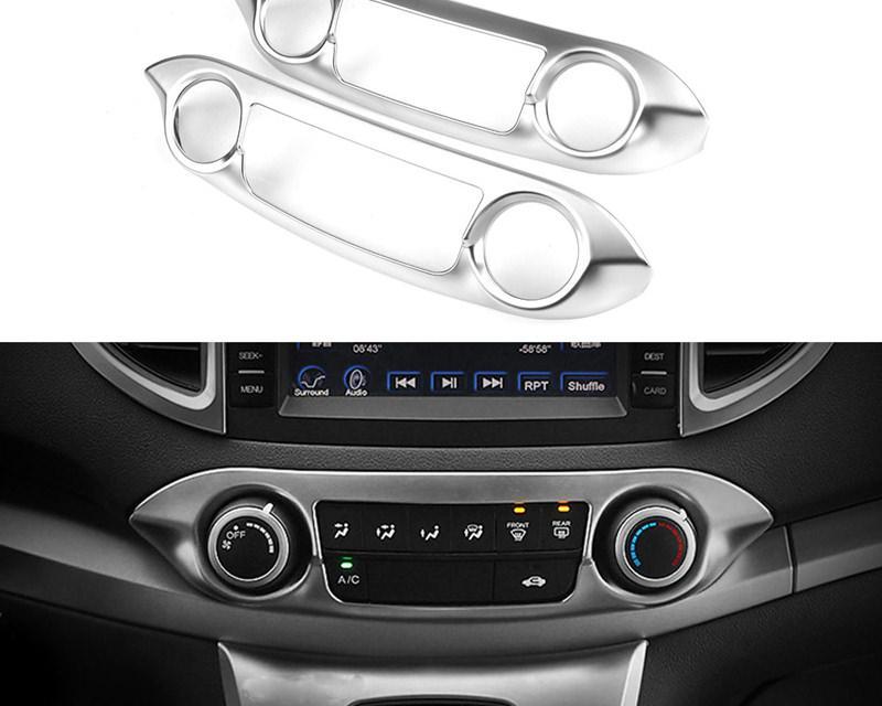Honda CRV Chrom Klimabedienteil Mittelkonsole Armaturenbrett Rahmen Abdeckung