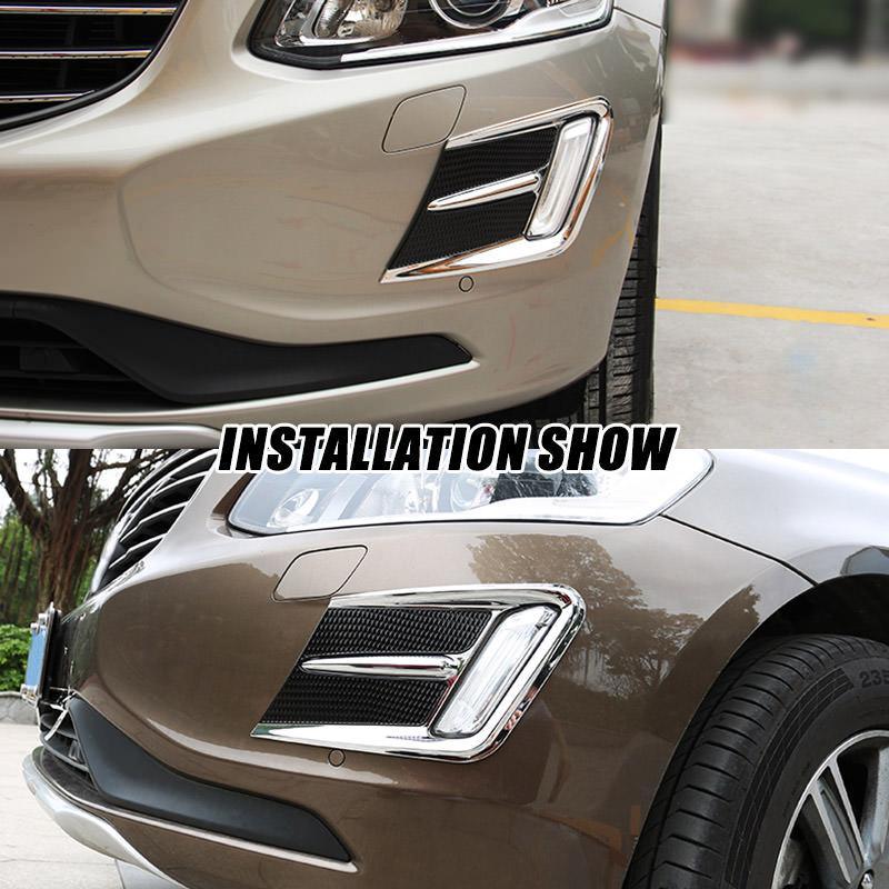 Volvo XC60 P3 Chrom Nebelscheinwerfer Licht Leuchte Vorne Hinten Abdeckung