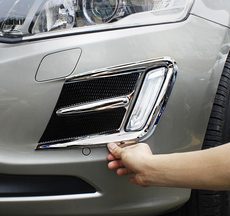 Volvo XC60 P3 Chrom Nebelscheinwerfer Licht Leuchte Abdeckung Rahmen