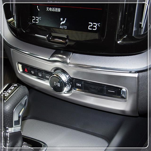 Volvo XC60 SPA Chrom Carbon Klimabedienteil Heizungsbedienteil AC Steuerung Abdeckung